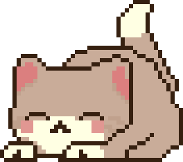 A virtual pet cat
